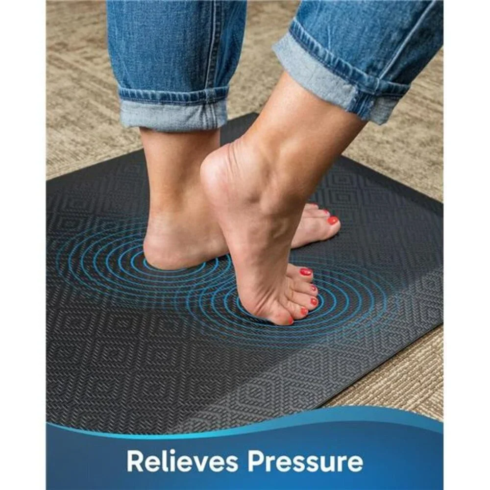 Ophanie Anti Fatigue Kitchen Mat 20x32 Thick Cushioned Waterproof Floor Rug